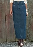 L-Pocket Denim Skirt