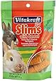 Vitakraft Pet Rabbit Slims with Carrot - Nibble Stick Treat, 1.76 Ounce Pouch
