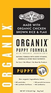 Castor & Pollux Organix Puppy Formula, Chicken, Brown Rice & Flax Dry Puppy Food, 15-Pound Bag Castor & Pollux Organix Puppy Formula, Chicken, Brown Rice & Flax Dry Puppy Food, 15-Pound Bag