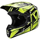 Fox Racing Undertow Adult V1 Off-Road/Dirt Bike Motorcycle Helmet - Black/Green / Large