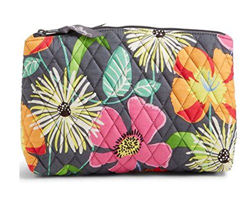 Vera Bradley Large Curvy Cosmetic in Jazzy Blooms