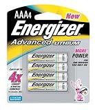 Eveready #EA92BP-4 ENER4PKAAA Lith Battery