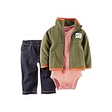 カーターズ Carter's ボディスーツ + カーディガン + パンツ 豪華3点セット 3-Piece Cardigan Set NB (50-55cm)