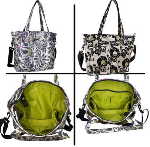 Amy Michelle Moroccan Sea Foam New Orleans Bebe Tote Diaper Bag