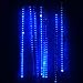 AGPtek® 50CM Meteor Shower Rain Tube Snowfall LED Light For Christmas Tree Garden Decoration - Blue