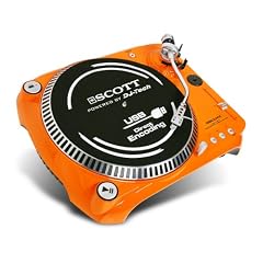Scott DJX 100 TT Plattenspieler (Phono-Vorverst�rker, USB 2.0) orange