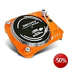 Scott DJX 100 TT Plattenspieler (Phono-Vorverst�rker, USB 2.0) orange