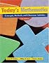Today's Mathematics, (Shrinkwrapped with CD Inside Envelop Inside Front Cover of Text): Concepts, Methods, and Classroom Activities: Concepts, Classroom Methods, and Instructional Activities