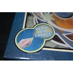 136 Piece Deluxe Glow in the Dark Solar System with LED Light