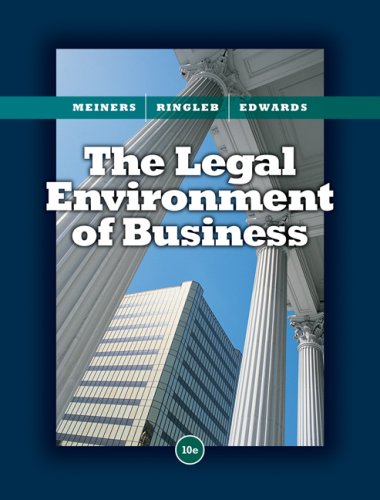 City Travel Guides Discounted  Books : The Legal Environment of Business