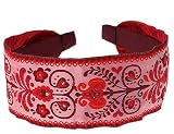 L. Erickson USA Ribbon Headband - Chalet Berry