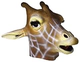 Deluxe Latex Animal Mask - Giraffe -Adult