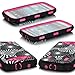 S3 Case, Galaxy S3 - E LV Galaxy S3 Case Cover Hybrid Defender Armor Shock-Absorption for Samsung Galaxy S3 i9300 with 1 Screen Protector, 1 Black Stylus and E LV Microfiber Sticker Digital Cleaner - (Pink)