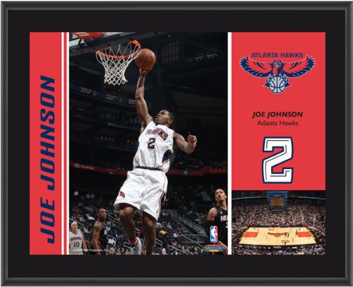 Mounted Memories Atlanta Hawks Joe Johnson 10X13 Sublimated Plaque