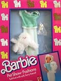 Barbie Pet Show Fashions w Furry Cat - Green, White & Silver Clothes (1986)
