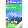 Alpi Bellunesi: Carta escursioni. Wandern. GPS-genau. 1:50.000