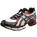 ASICS Men's GEL-Kushon 2 Running Shoe,White/Black/Red,11 M US Men's
