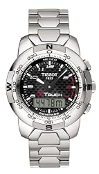 Tissot Men's T33788892 T-Touch Polished Titanium Watch