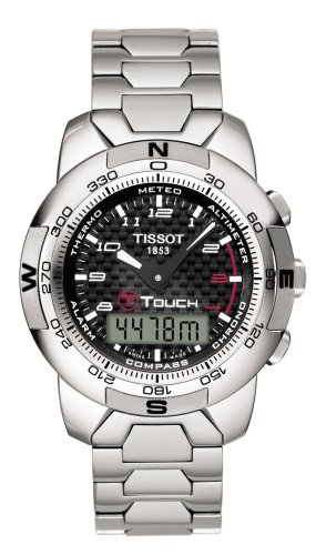 Tissot Men's T33788892 T-Touch Polished Titanium Watch
