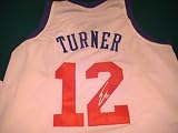 EVAN TURNER SIGNED AUTOGRAPHED PHILADELPHIA 76ERS JERSEY W/ HOLOGRAM + COA