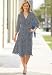 Empire-Waist Dress (NEW NAVY VANILLA,22 W)