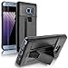 Samsung Galaxy Note 7 / N930 Case, INNOVAA Elastic Armor Card with Kickstand Case W/ Free Screen Protector & Touch Screen Stylus Pen - Black