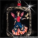 Handcrafted Polymer Clay Pendant, Focal Bead