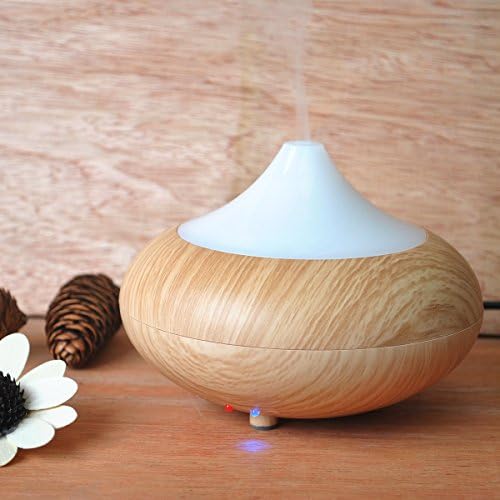 5 in 1 Multi-functional Quiet Oil Aromatherapy Diffuser,Cool Mist Portable Quiet Air Humidifier,air Purifier,lonizer with 7 Colors Changing LED Night LightAuto Shut-off