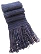 Handmade Alpaca Natural Fiber Scarf - Blackberry-lavender Stripes (Extra Long) Handmade Alpaca Natural Fiber Scarf - Blackberry-lavender Stripes (Extra Long)