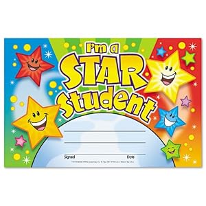 Amazon.com : I'm a Star Student Recognition Awards : Office Products
