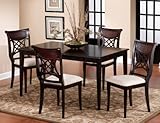 Glenmary 5 Piece Rectangle Dining Set- Dark Cherry