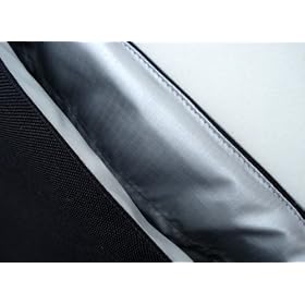 Samsung N140 10.1 inch Netbook exclusive fit black Cordura sleeve silver ripstop lining Samsung N140 10.1 inch Netbook exclusive fit black Cordura sleeve silver ripstop lining