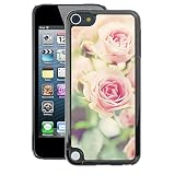 A-type Colorful Printed Hard Protective Back Case Cover Shell Skin for Apple iPod Touch 5 (Ruses Focus Flowers Green Field Summer)