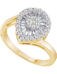 0.75CTW DIAMOND FLOWER RING