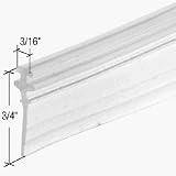 CRL Clear Shower Door Vinyl T Sweep and Seal - 36 in long