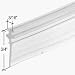 CRL Clear Shower Door Vinyl T Sweep - 36 in long