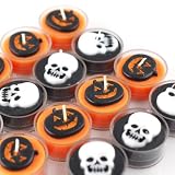 Skeleton & Pumpkin Scented Tealight Candles (24pc/Box)