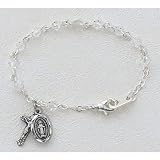 Baby Bracelet Sterling Silver 4mm Tin Cut Crystal Baby Bracelet Baptism Birth Gift