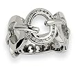 Stainless Steel CZ Ring (Sizes 6-8)