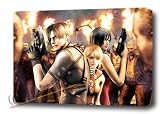 RESIDENT EVIL 4 AWESOME CANVAS ART MOUNTED 28X20