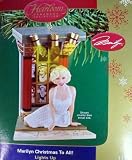 Marilyn Monroe Merry Christmas to All! 2004 Carlton Cards Christmas Ornament