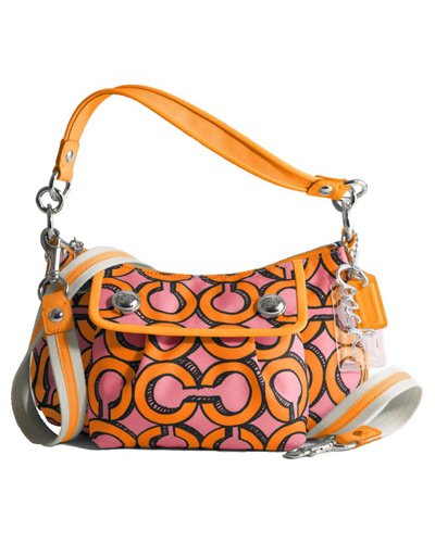 Coach Poppy Glam Signature 3D Groovy Shoulder 