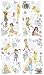 Baby : Sandylion Fairies Wall Stickers with Glitter