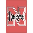Nebraska Cornhuskers NCAA Applique Banner Flag (44"x28")