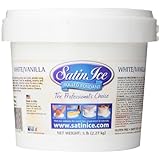 Satin Ice Rolled Fondant Icing - White/Vanilla - 5lb