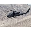 Military Helicopter (Over Desert) Art Poster Print - 11x17