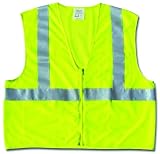 UPC 045143001057 product image for MCR Safety CL2MLPX2 Class 2 Polyester Mesh Safety Vest with 3M Scotchlite 2-Inch | upcitemdb.com