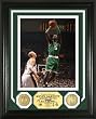 Kevin Garnett Celtics Photo Mint W/ Two 24KT Gold Coins - Boston Celtics Plaque