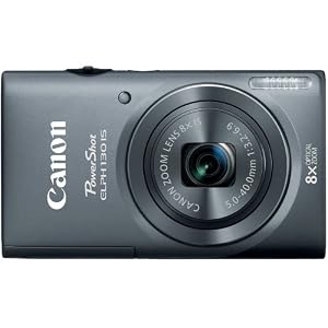 Canon PowerShot ELPH 130 IS 16.0 MP Digital Camera with 8x Optical Zoom 28mm Wide-Angle Lens and 720p HD Video Recording (Gray)