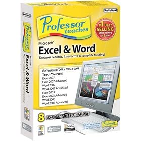 Professor Teaches Excel and Word 2007 by Individual Software Inc.